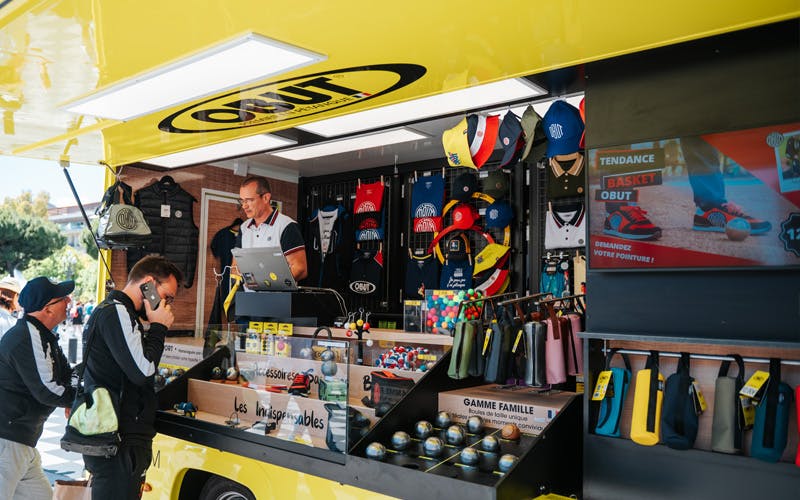 Une boutique mobile, des nouveautés à découvrir