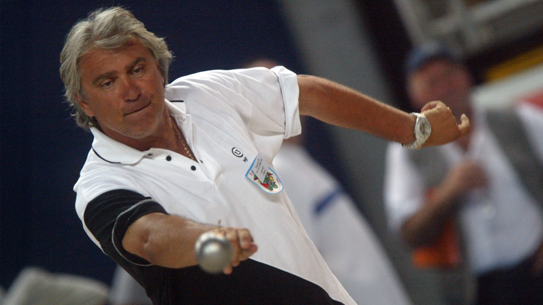 Marco Foyot en pleine action lors d'un tournoi officiel