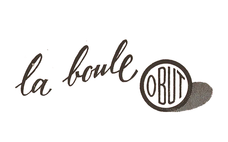 Les prémices du logo La Boule Obut