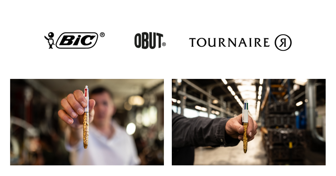 Collaboration between three French brands: BIC®, Obut and Tournaire