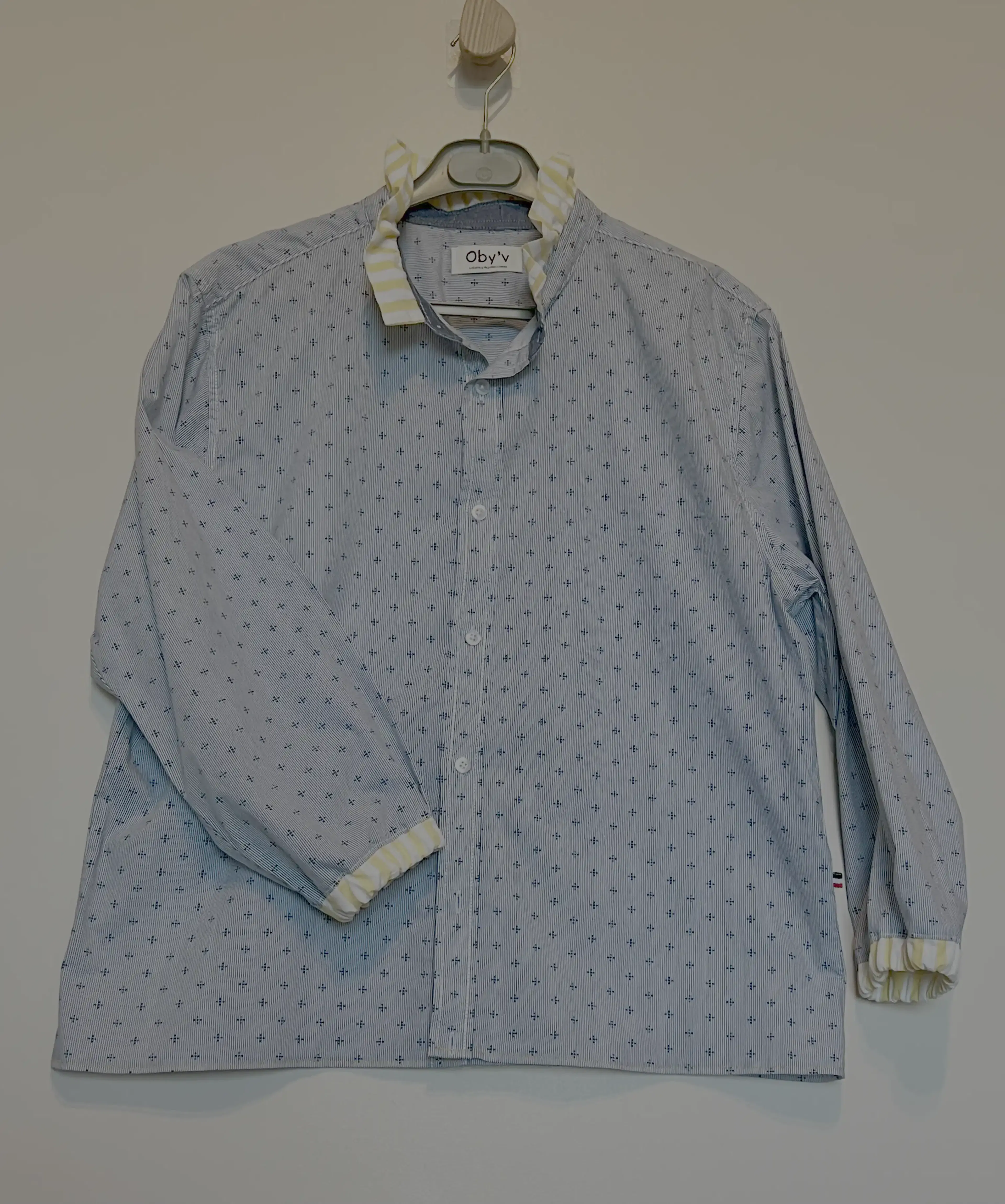 Rayée jaune motifs