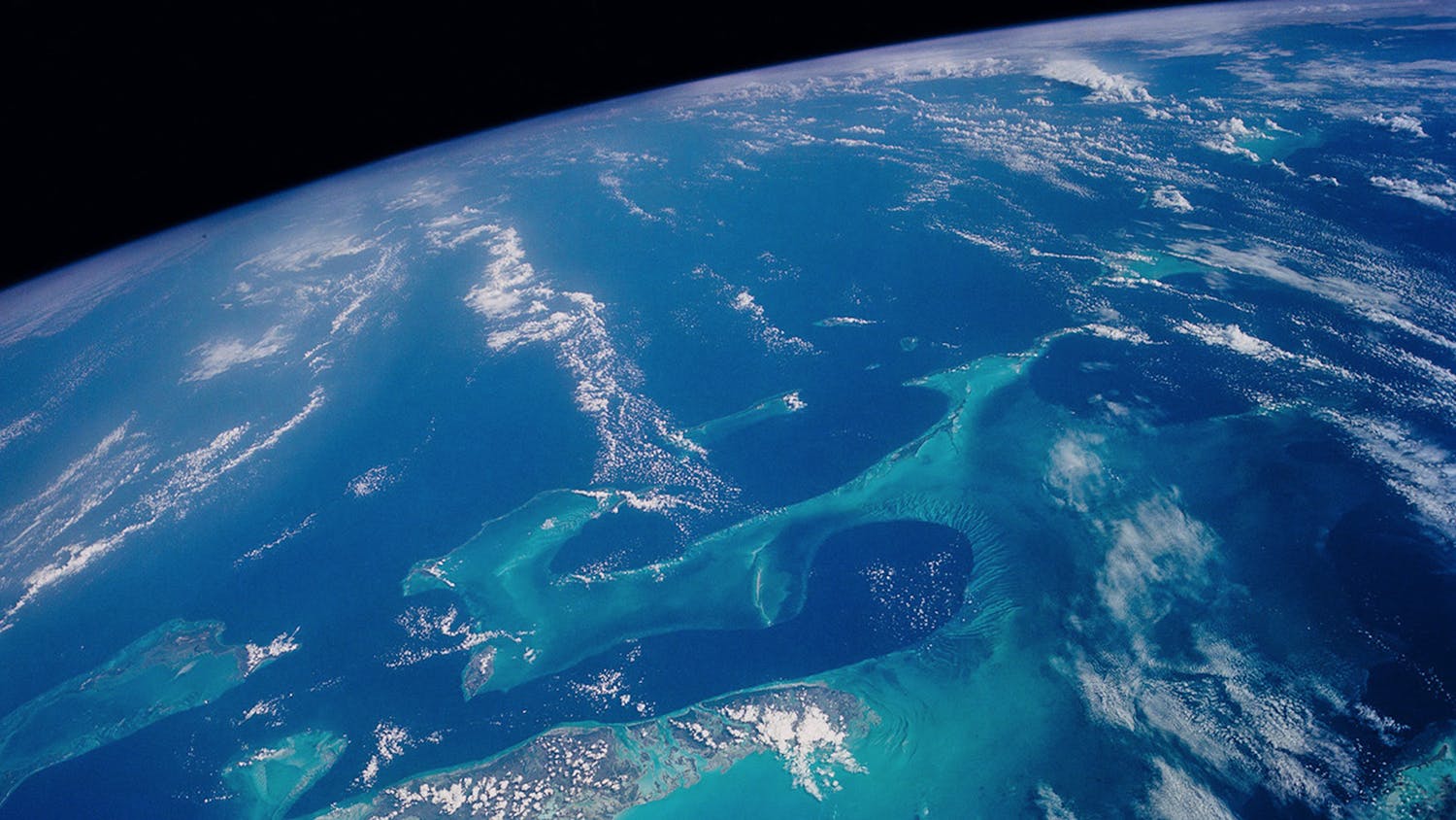 The Bahamas from space, photo NASA
