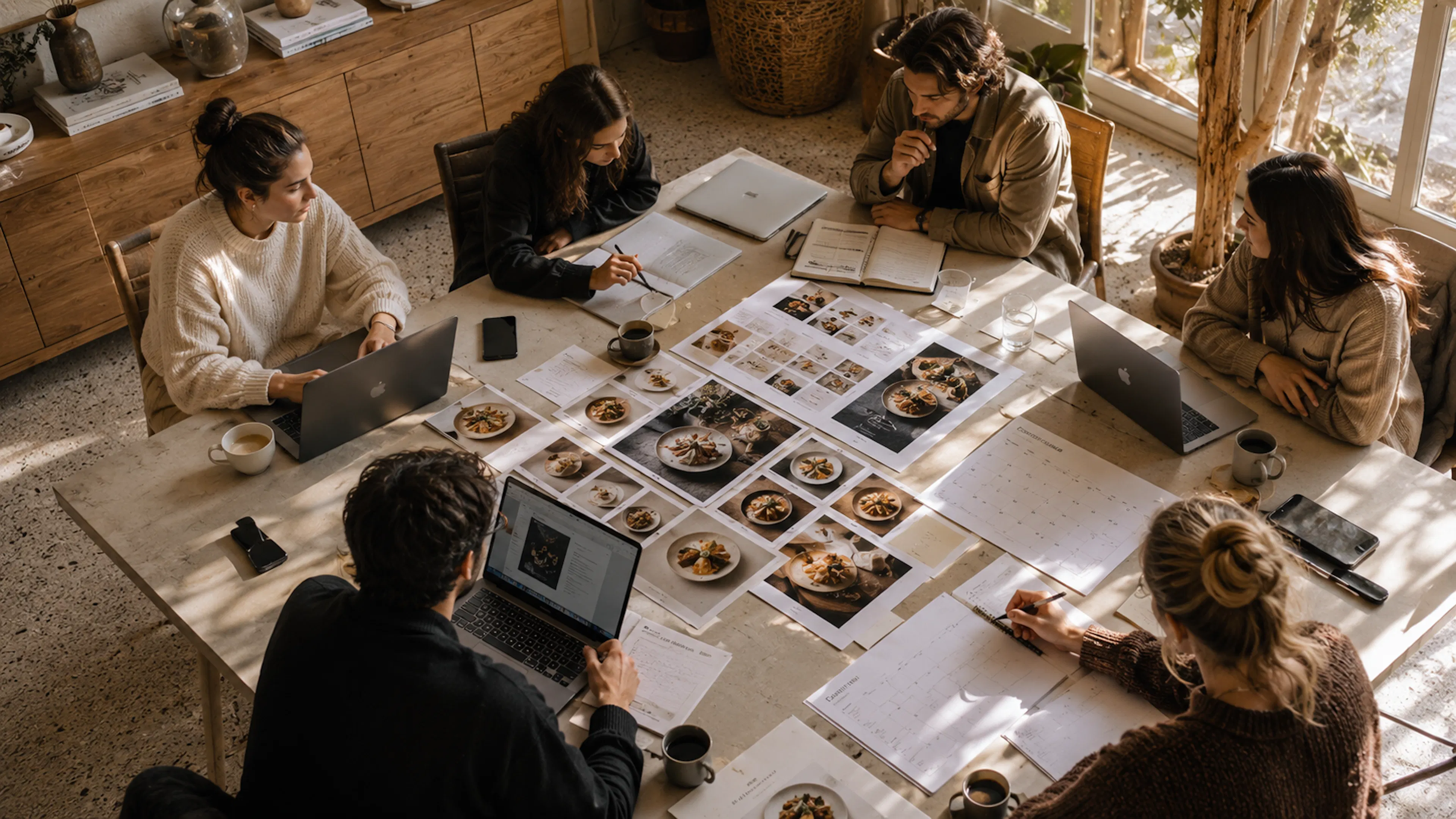 Multi-location restaurant brand coordinating content across locations at scale