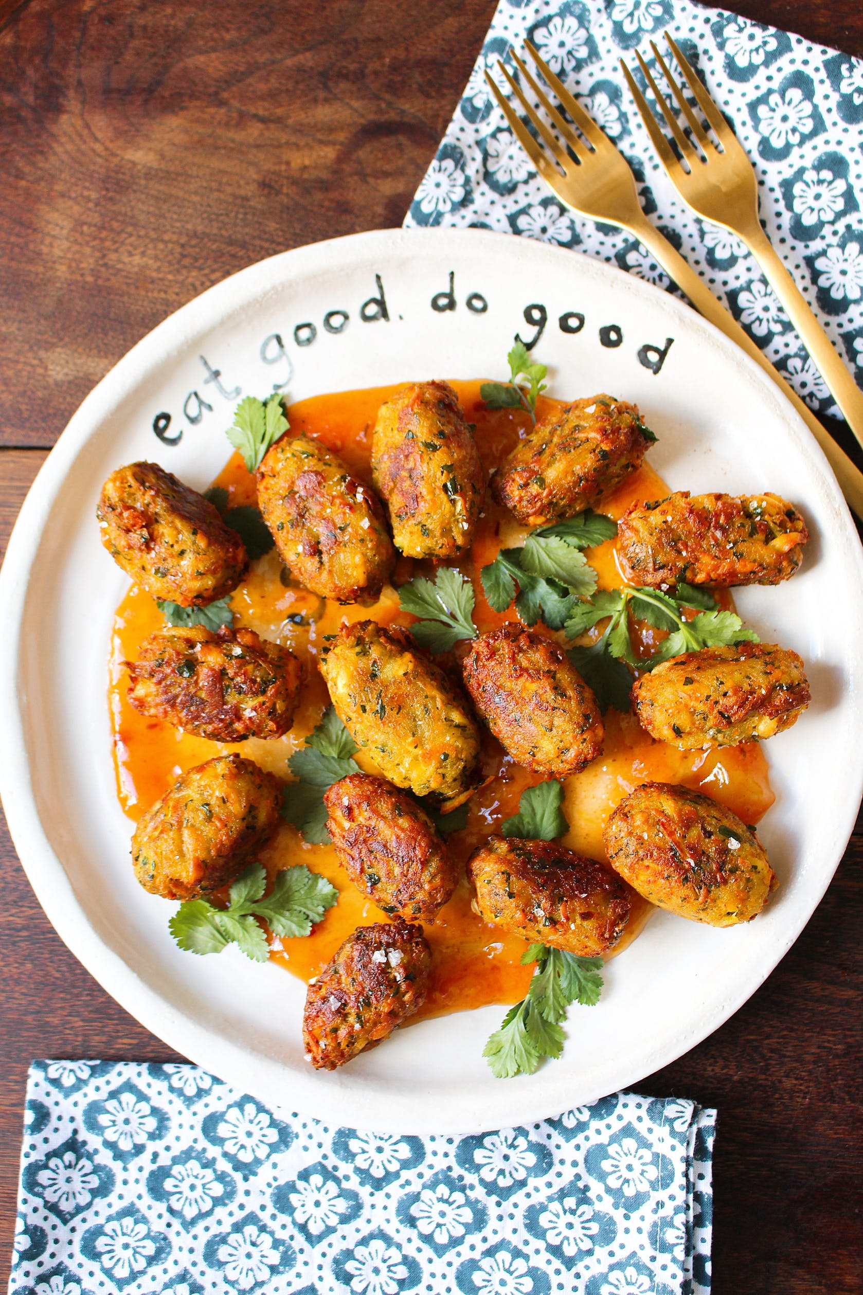 Curried Parsnip & Paneer Croquettes