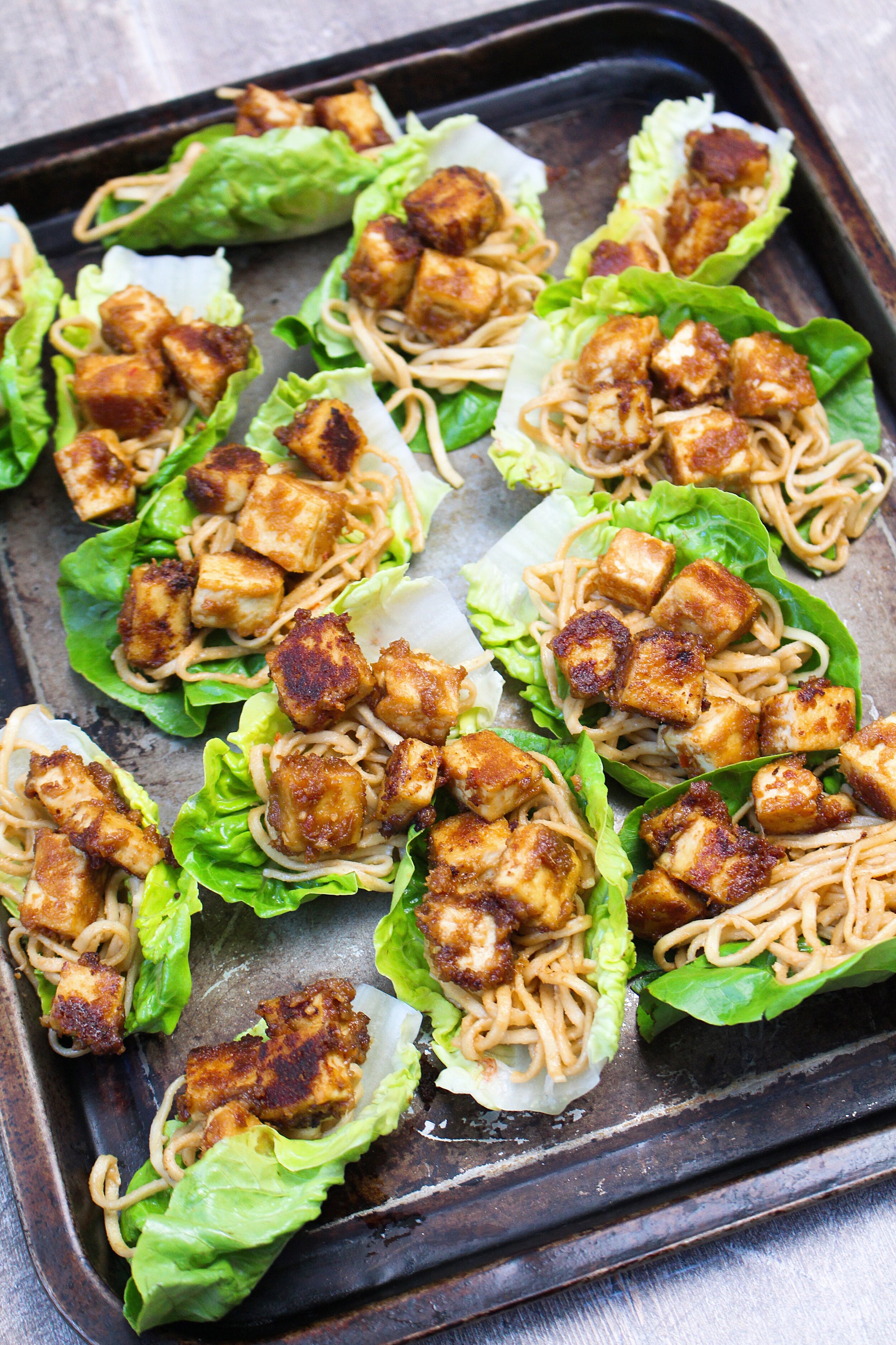 Peanut Butter Tofu Lettuce Wraps Oddbox