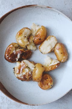 smashed roasted potatoes