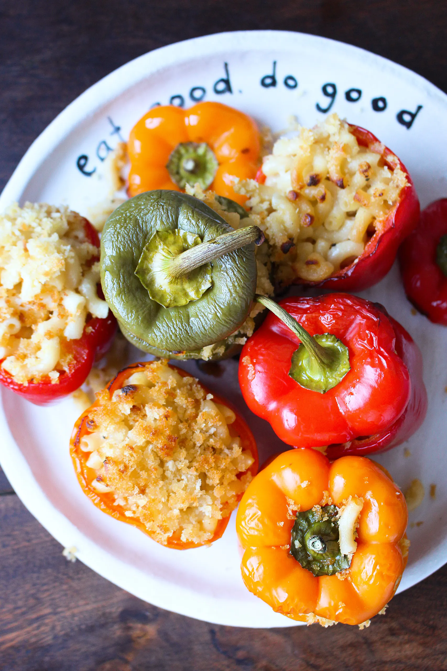 Mac and Cheese Stuffed Peppers
