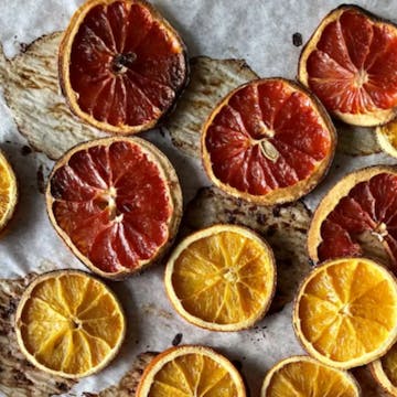 dried orange christmas decorations