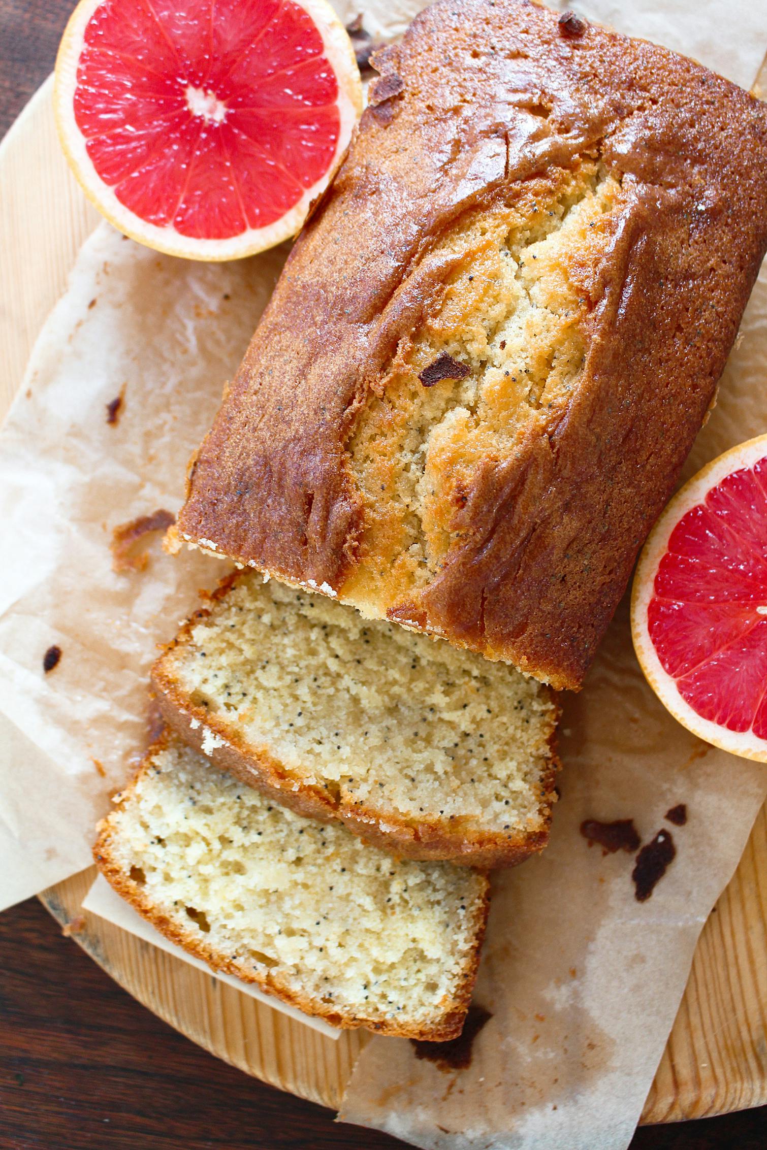 Grapefruit Drizzle Cake