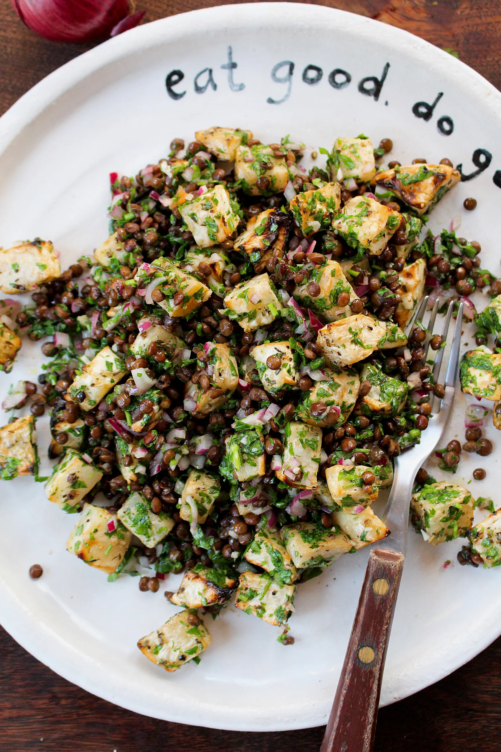 Roasted Celeriac Salad 