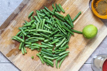 chopped green beans