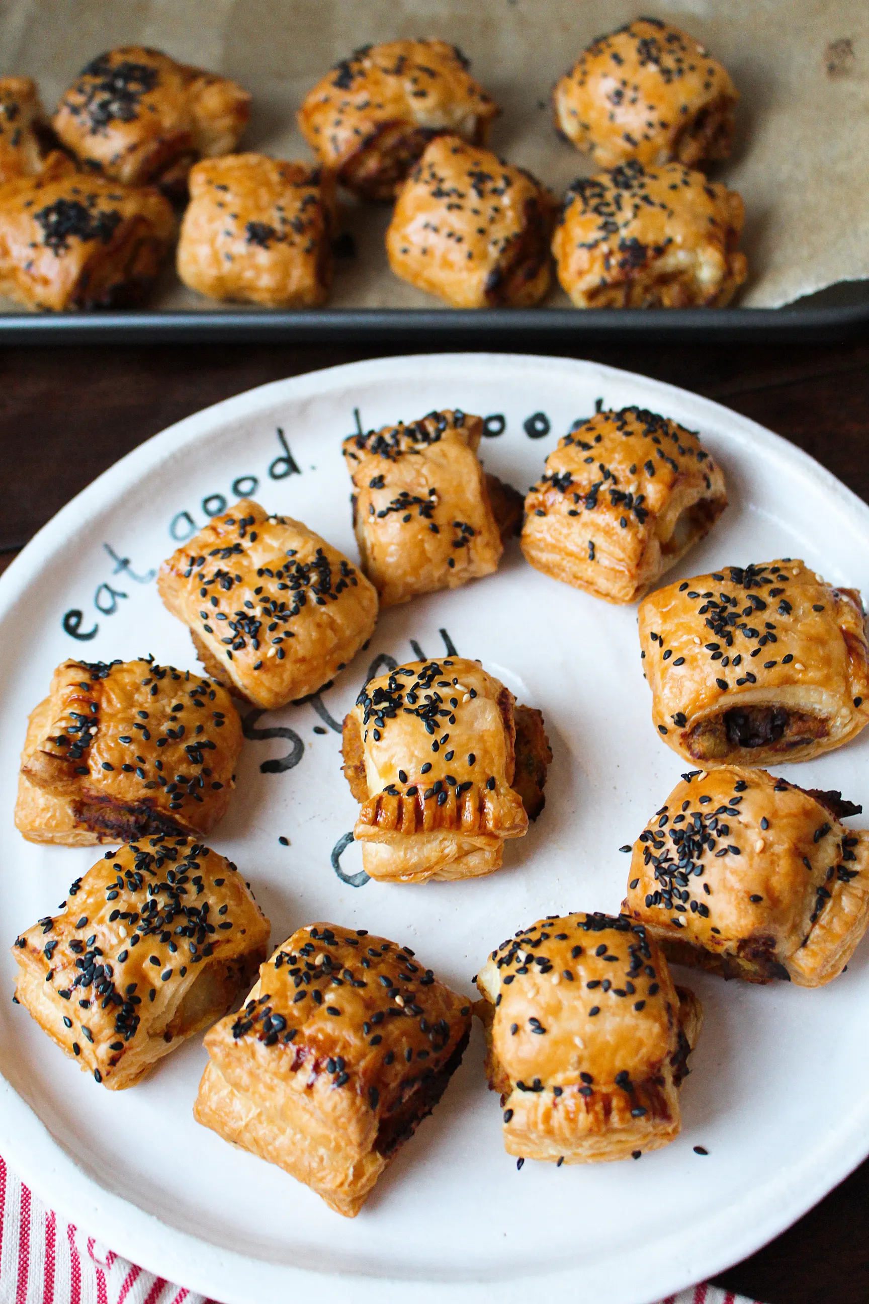 Butternut Squash And Kohlrabi Puff Pastry Rolls