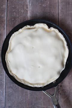 image of pastry in frying pan