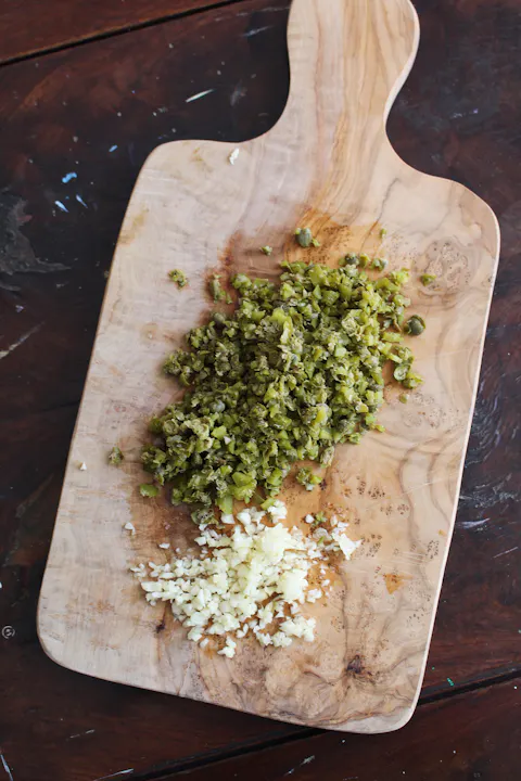 Rocket Salsa Verde Potato Salad