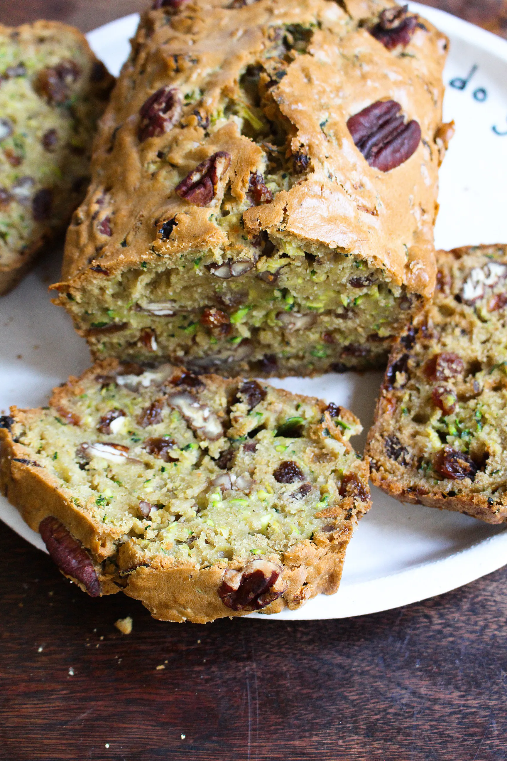 Courgette, Sultana & Pecan Cake