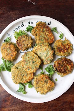 Fritters in Oddbox plate