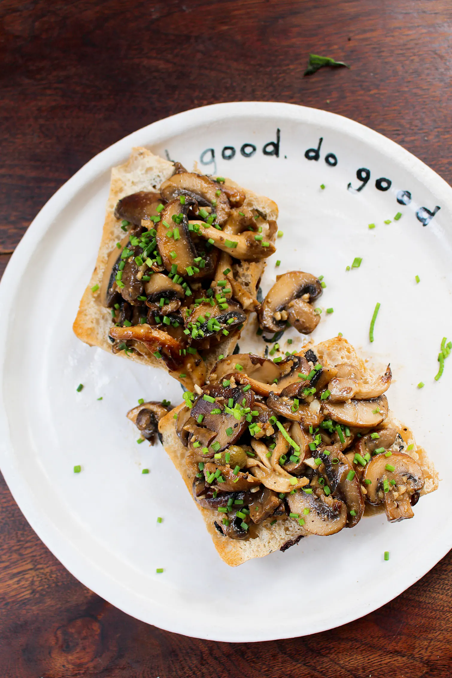 Miso Mushroom Toast