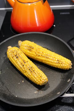 image of frying corn