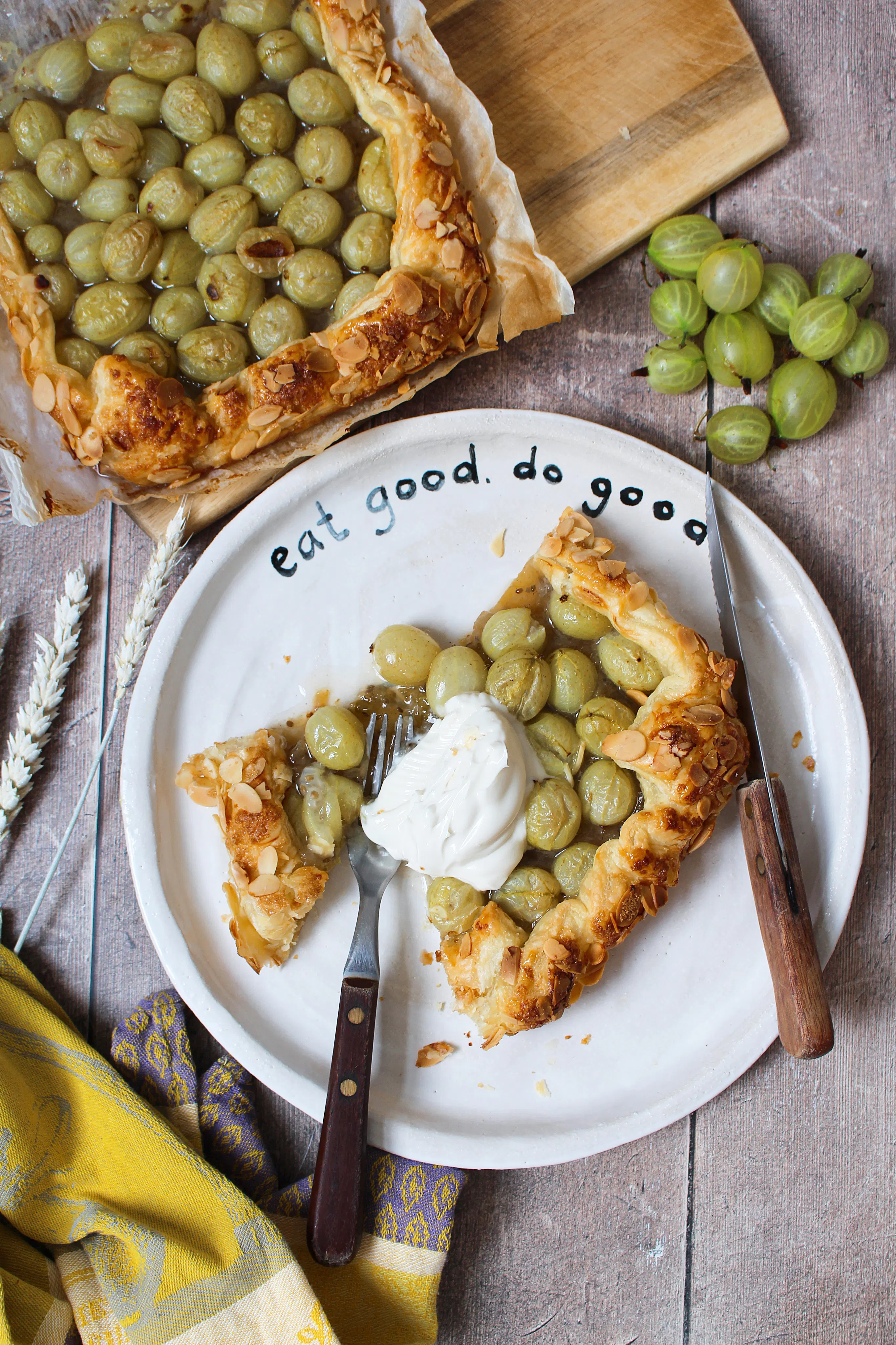 Jammy Gooseberry Galette