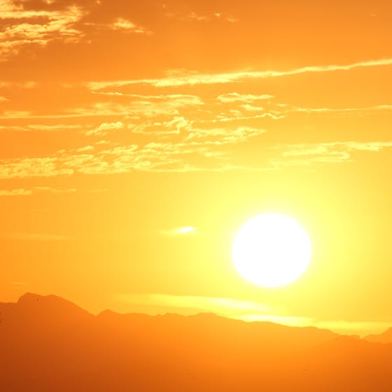 Hot sun