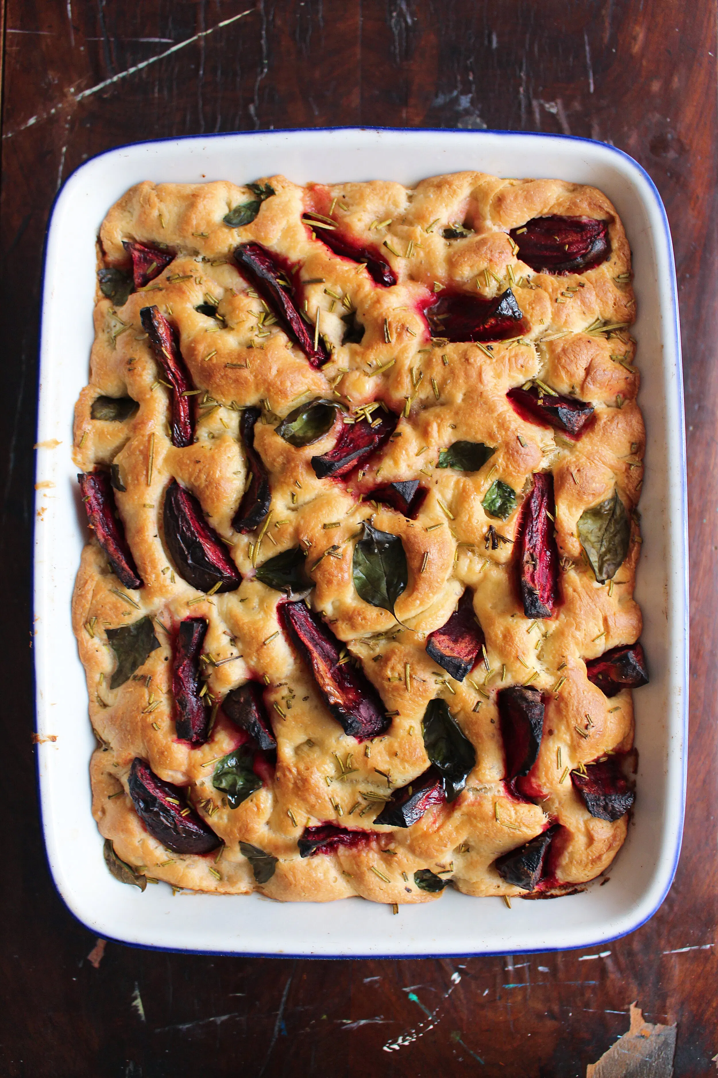 Beetroot Focaccia