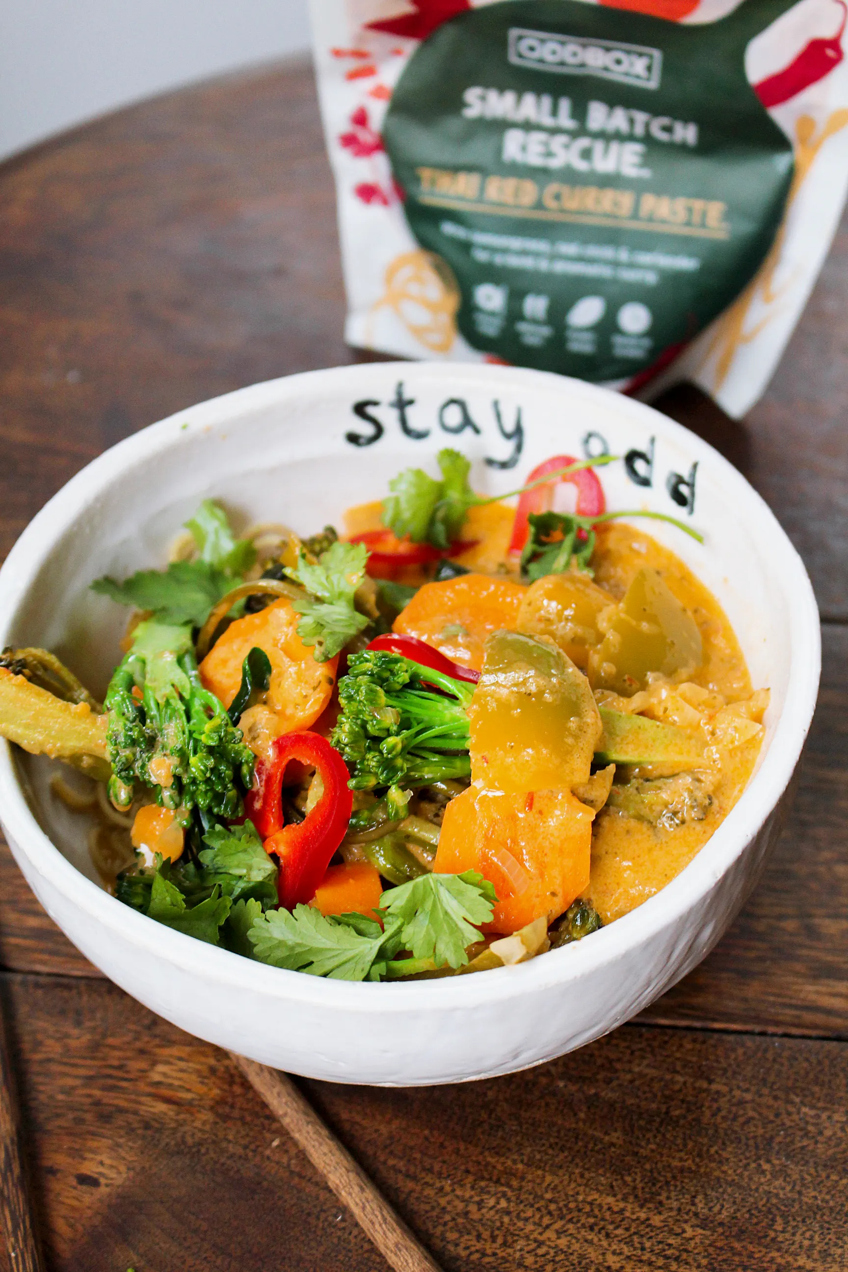 Carrot Thai Noodle Curry