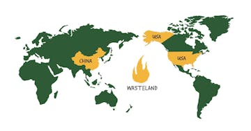 map of the most harmful countries