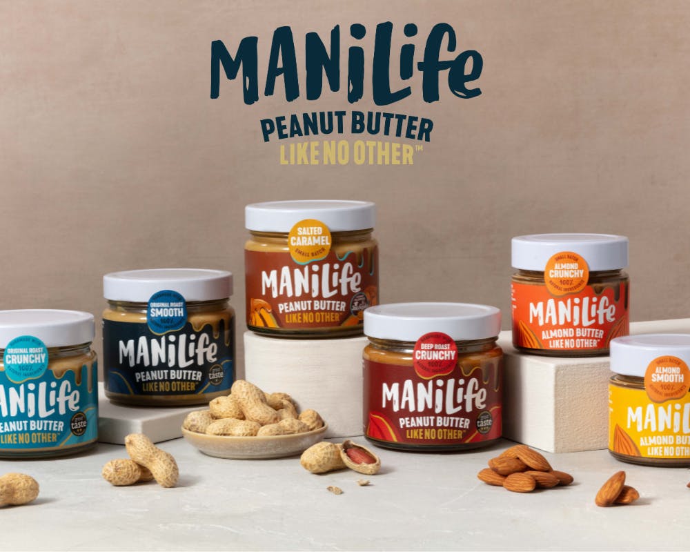 ManiLife nut butter jars
