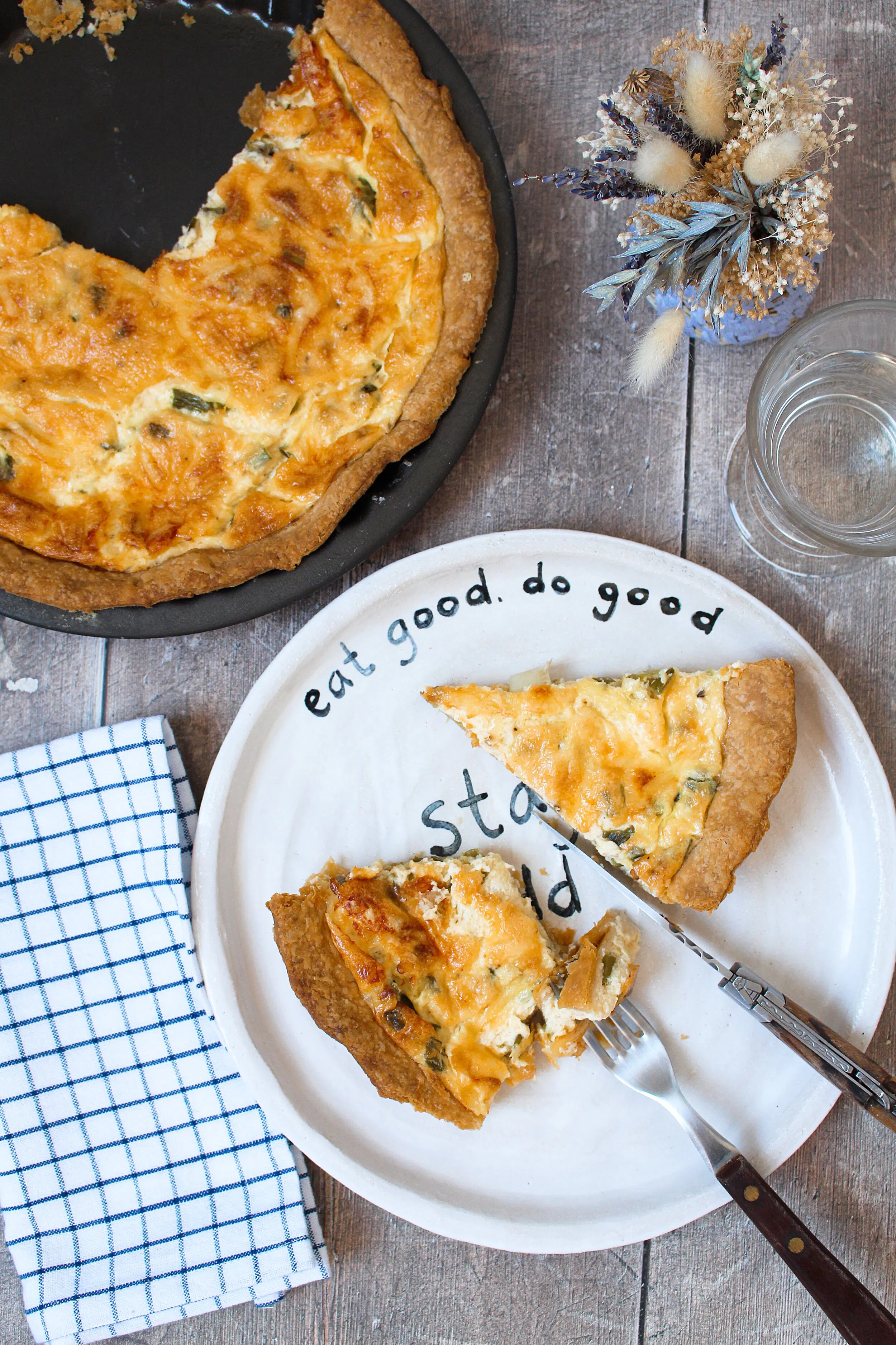 Spring Onion Quiche