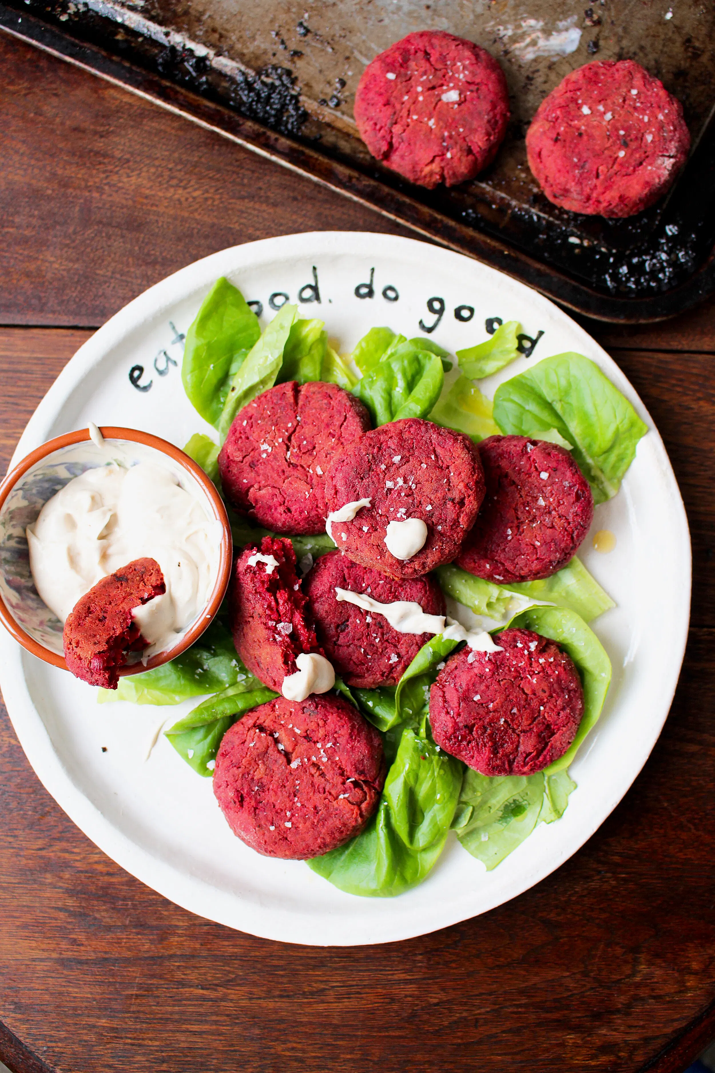 Roasted Beetroot Falafels