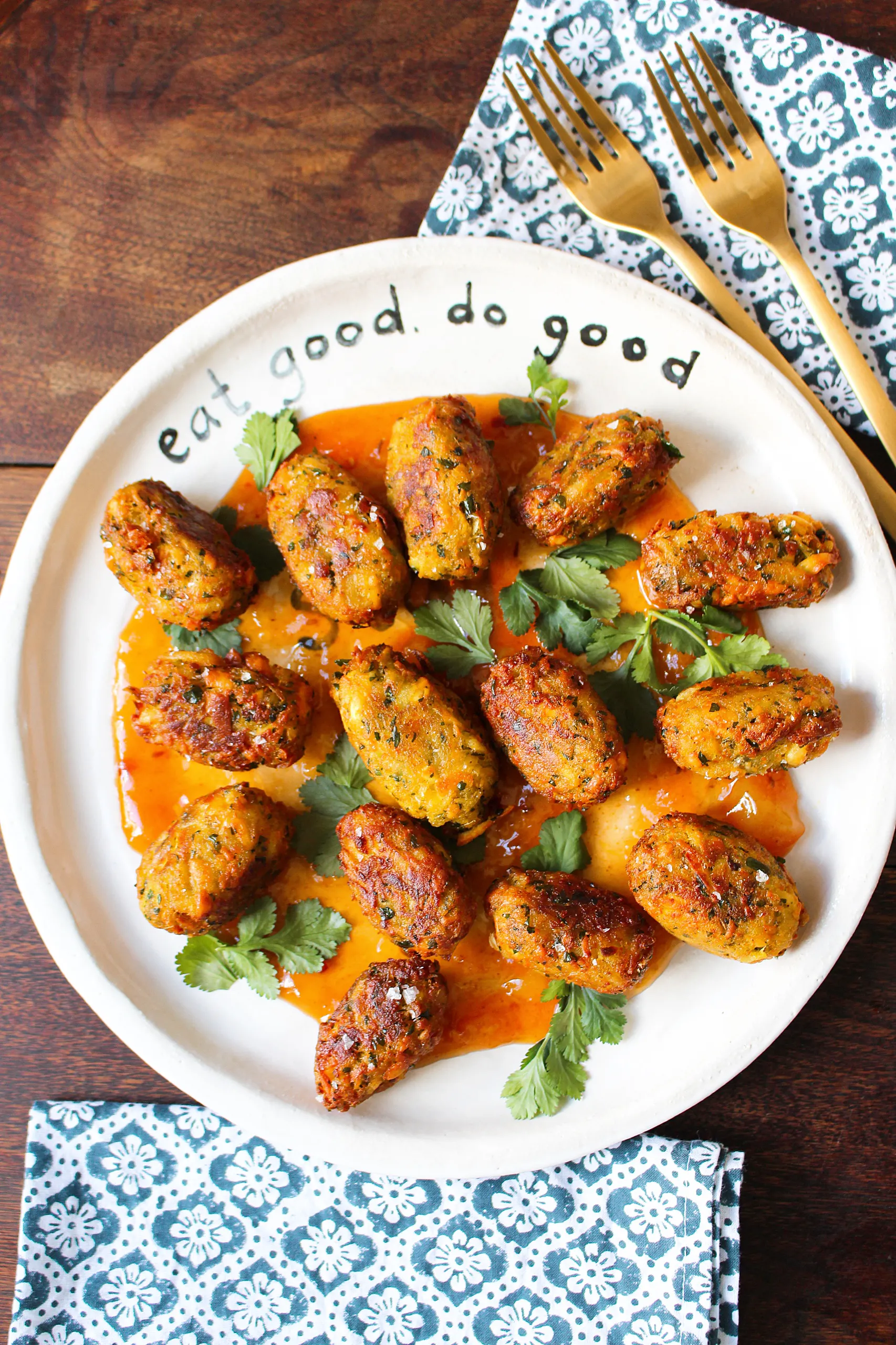 Curried Parsnip & Paneer Croquettes