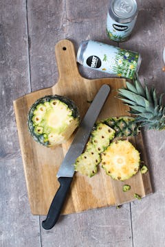 image of peeled pineapple