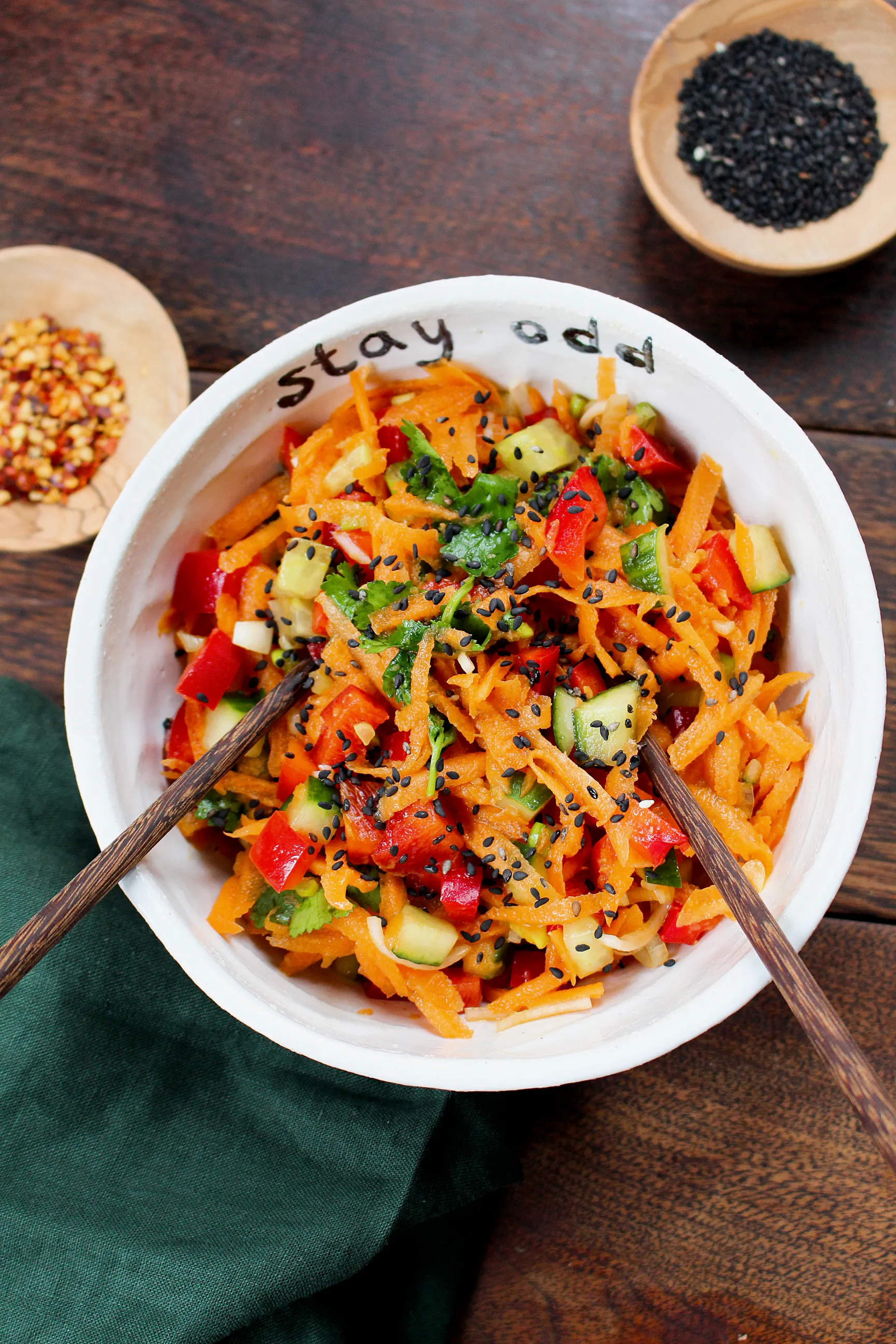 Sesame Ginger Carrot Salad 
