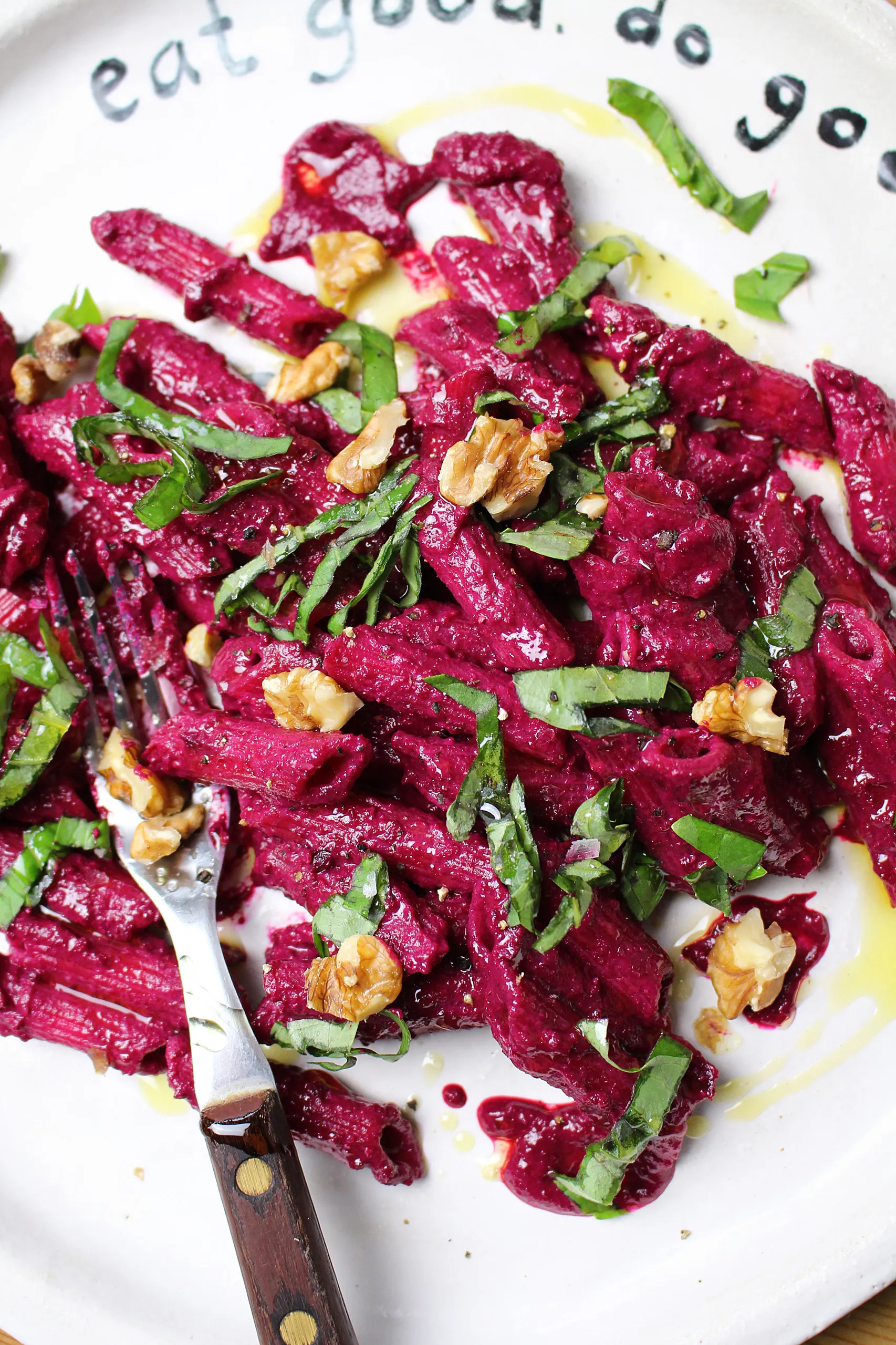 Beetroot Pesto Pasta
