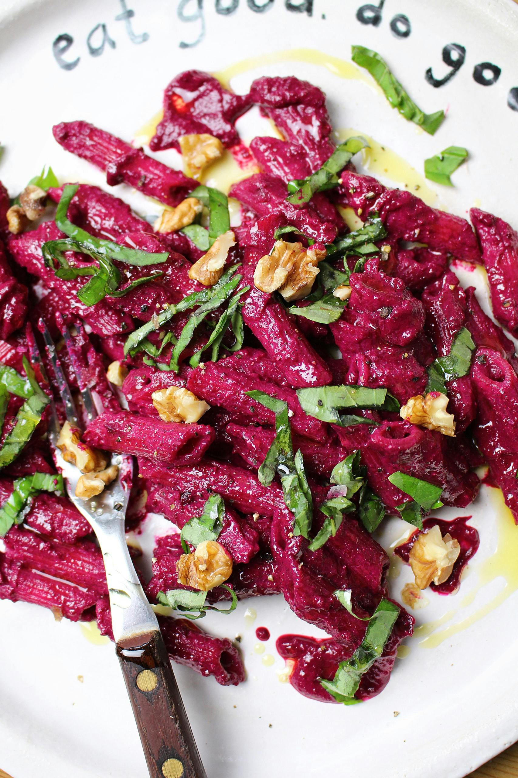 Beetroot Pesto Pasta | Oddbox