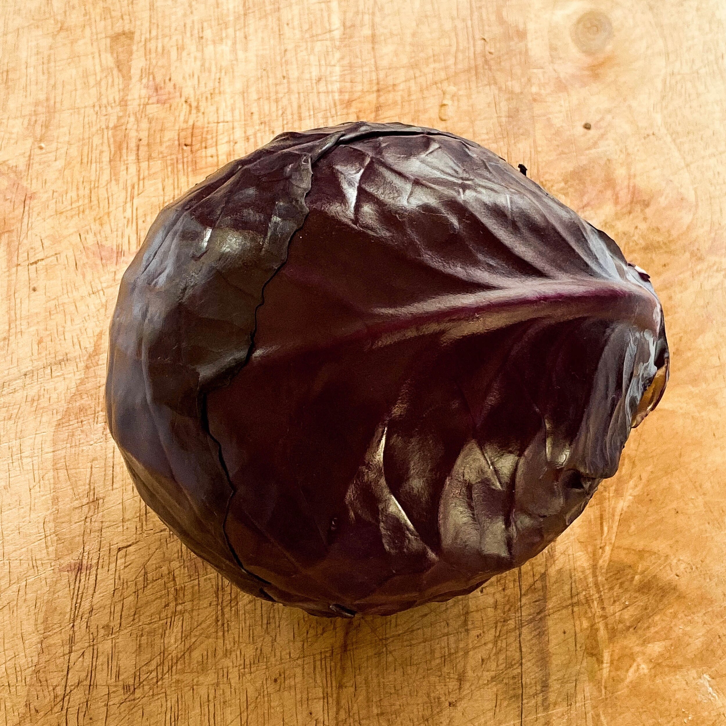 whole red cabbage