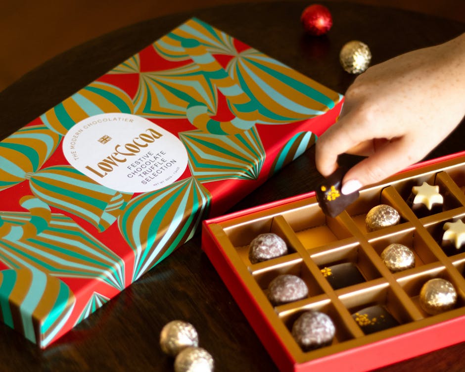 love cocoa chocolate selection box