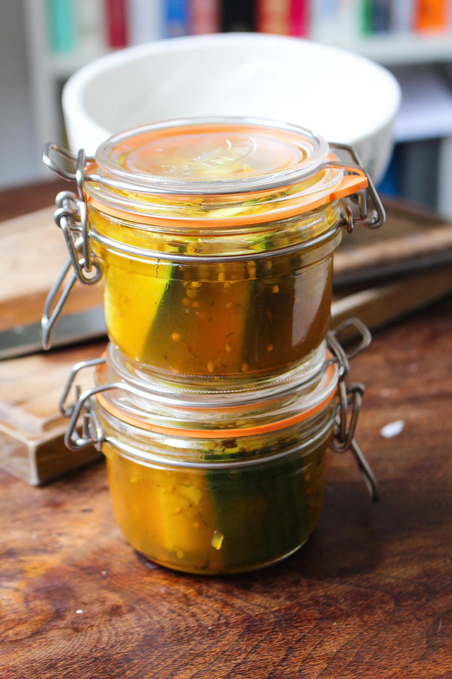 Curried Cucumber Pickle