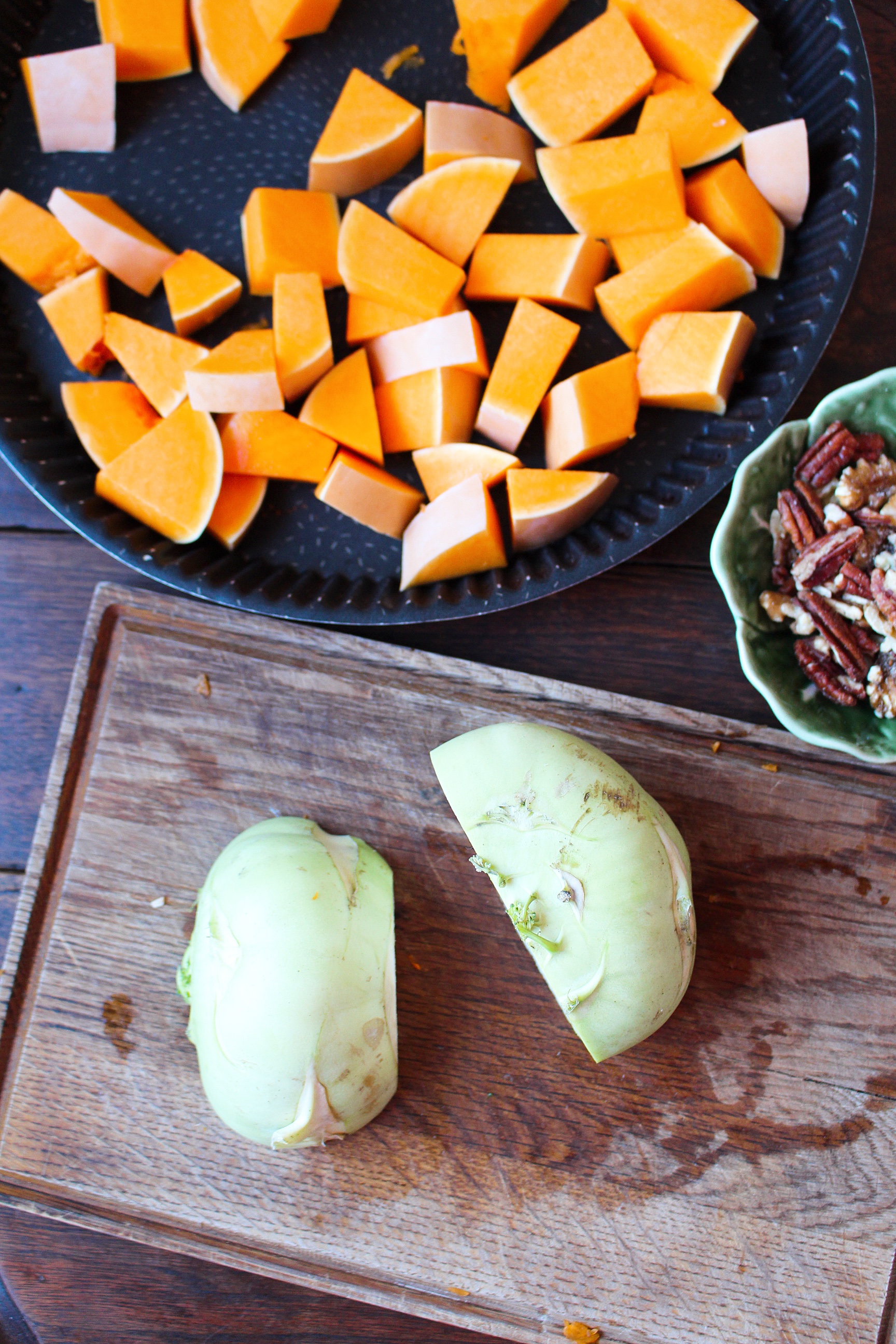 Butternut Squash And Kohlrabi Puff Pastry Rolls Oddbox