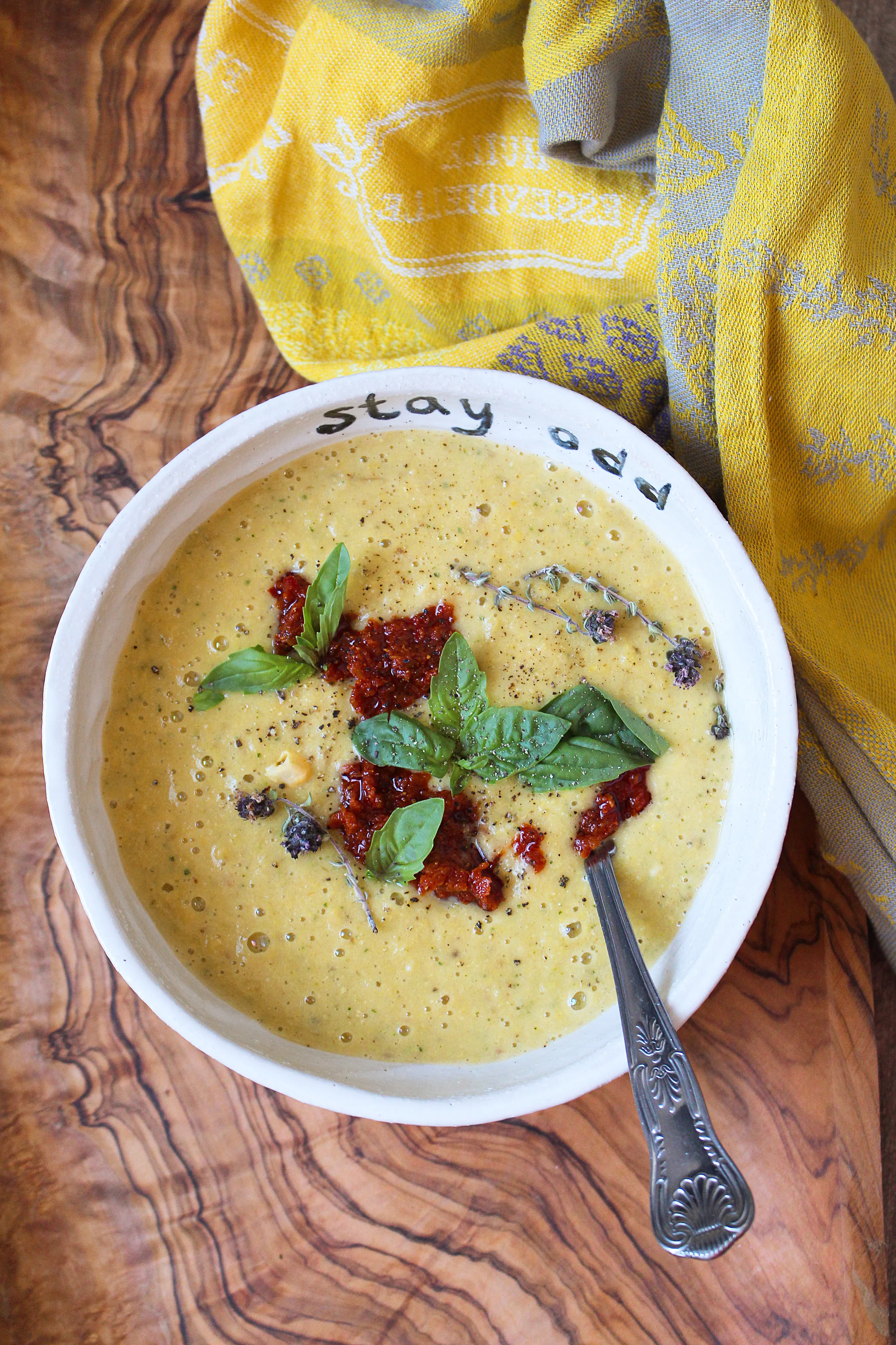 Sweetcorn And Courgette Chowder
