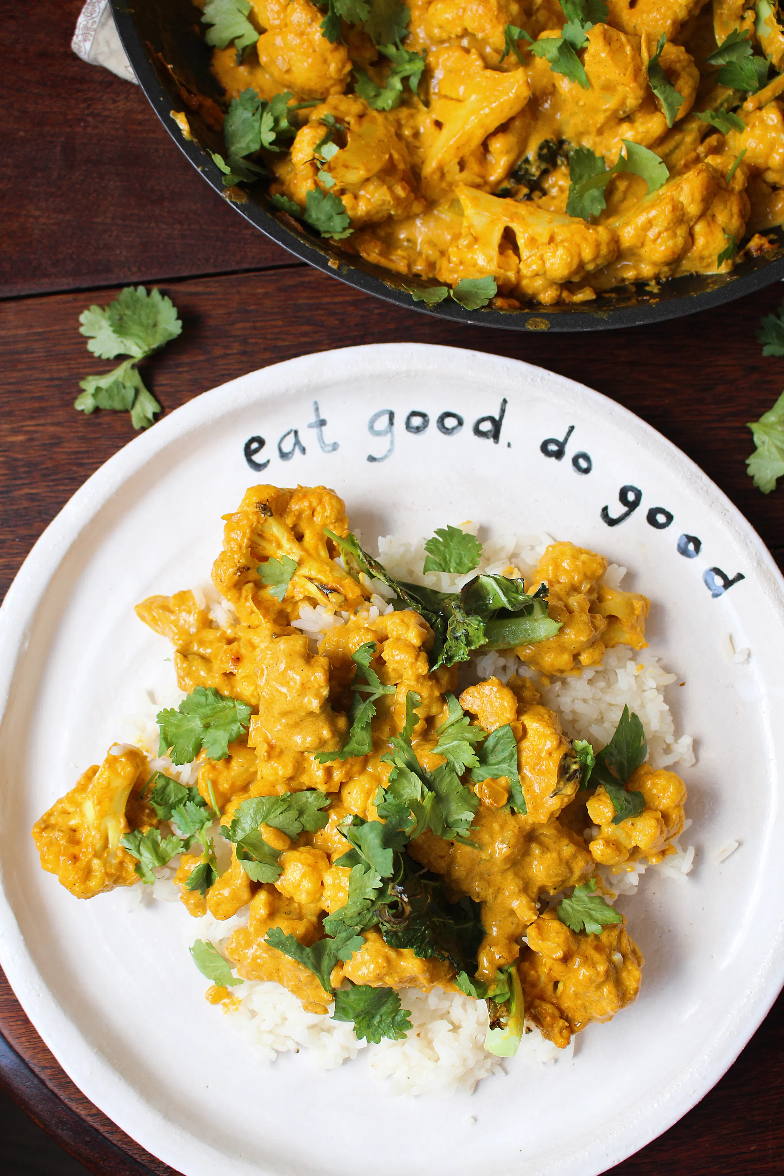 Curried Coconut Butter Cauliflower