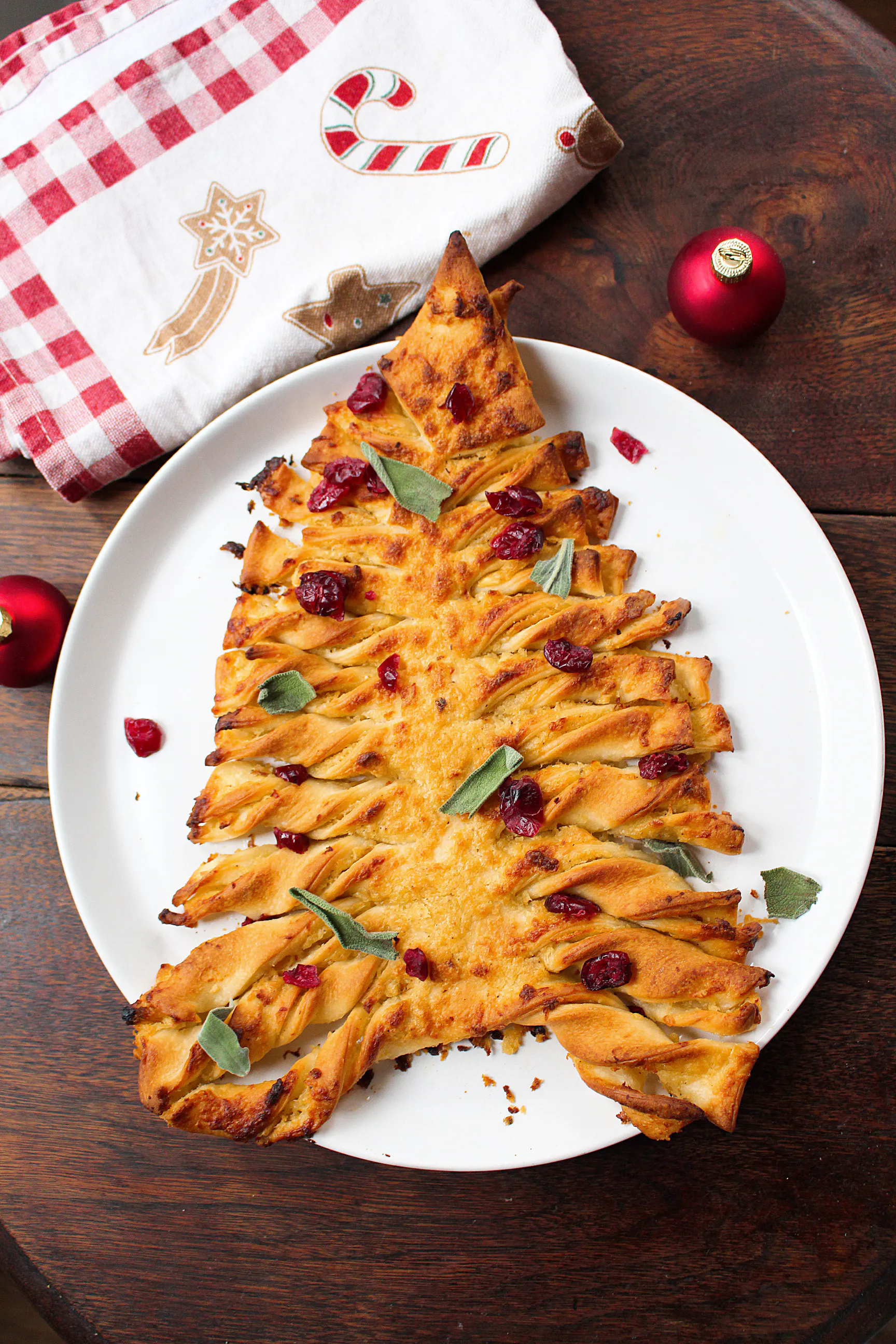 Pull Apart Parsnip Butter Christmas Tree