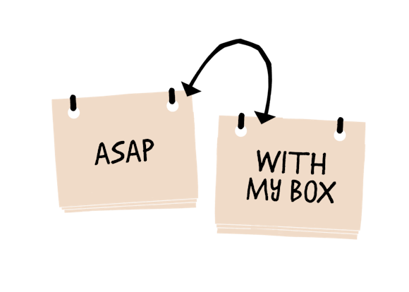 Choose next day delivery or delivery with your oddbox.