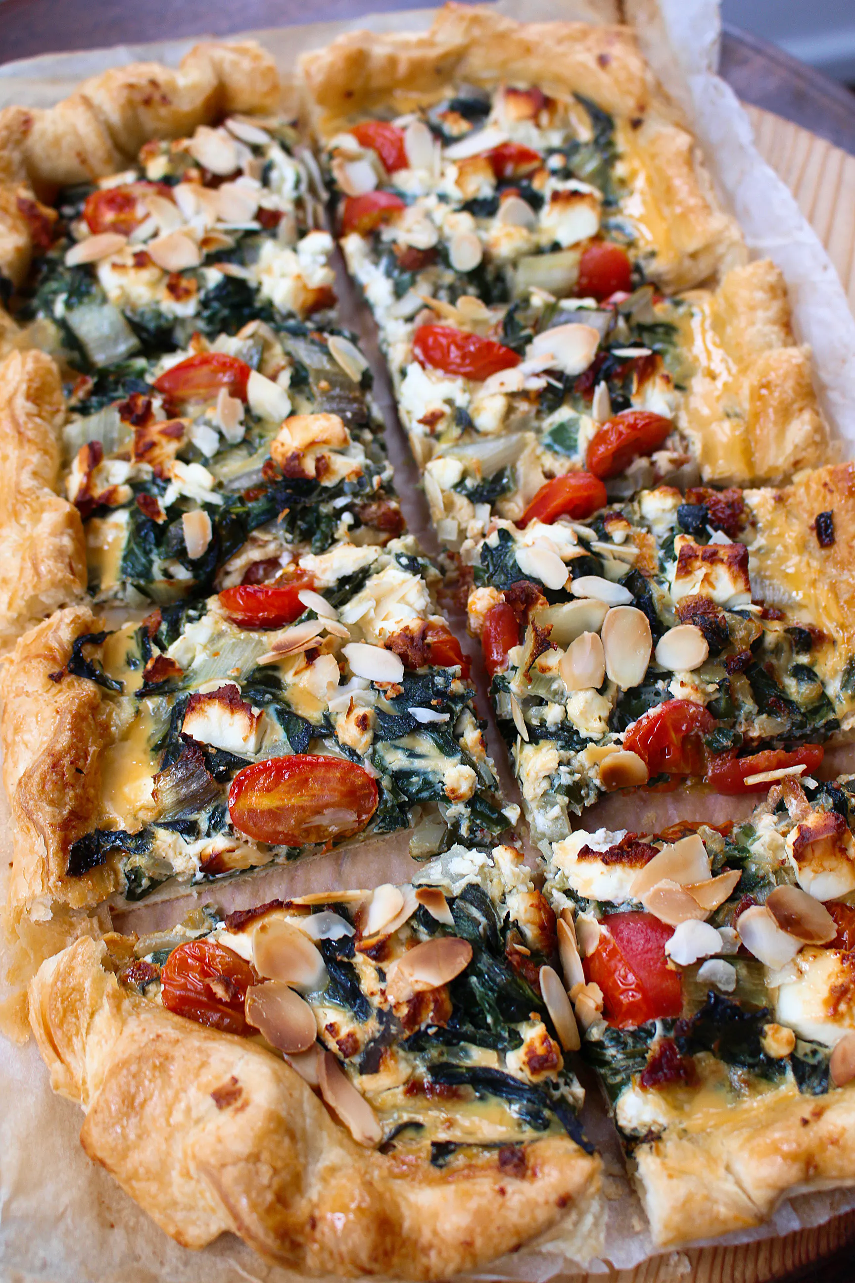 Chard &amp; Feta Tart