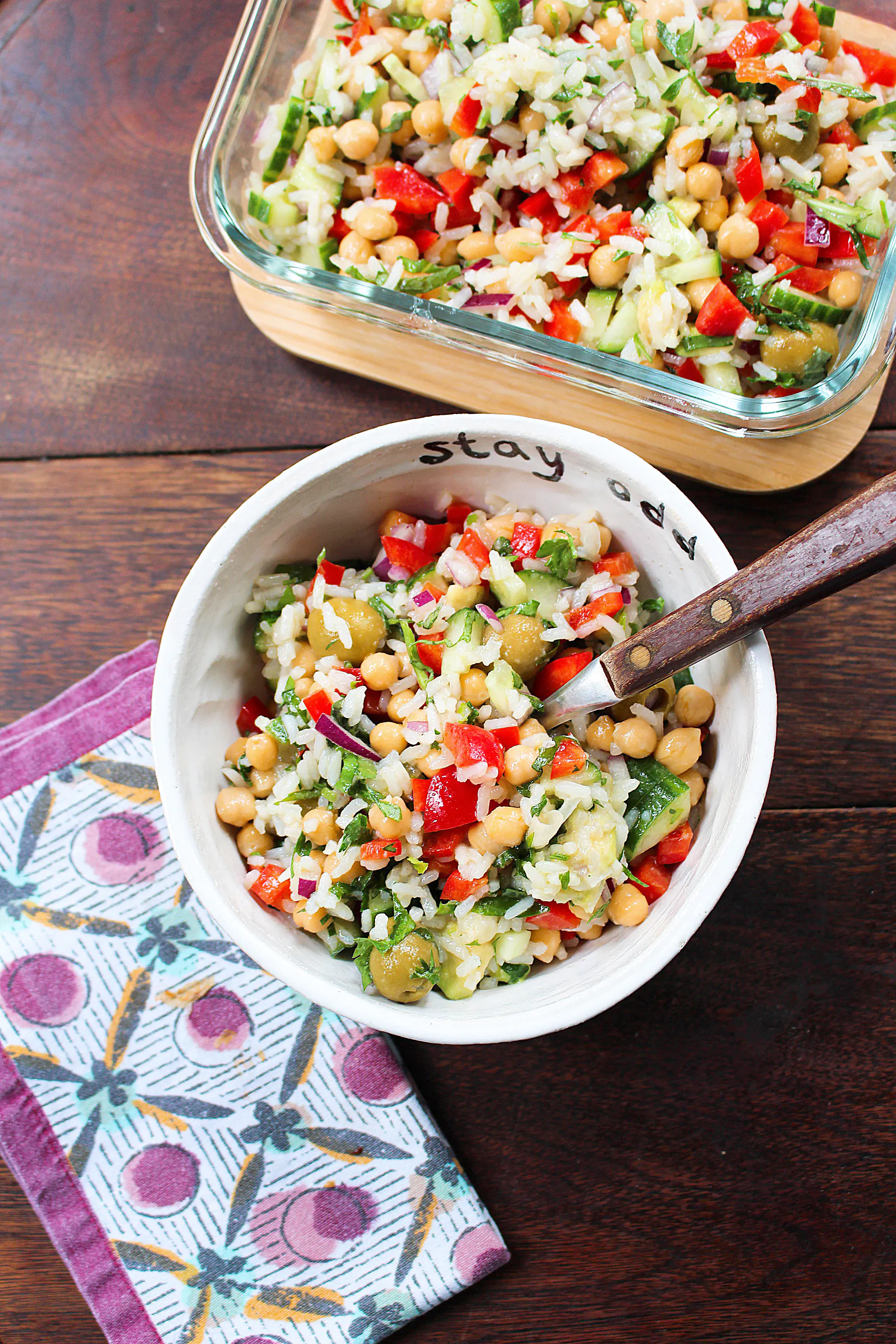Veggie Packed Rice Salad