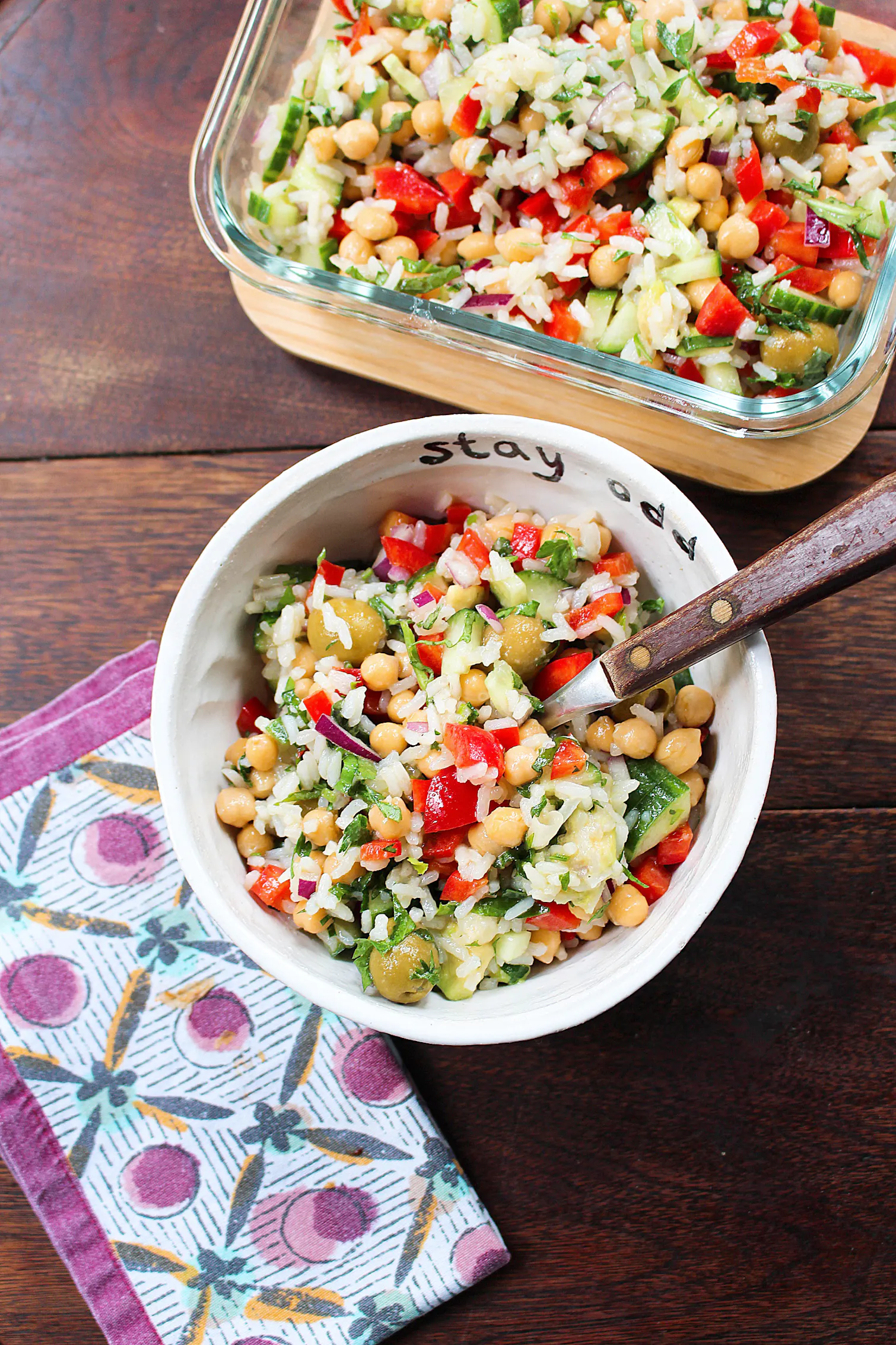 Veggie Packed Rice Salad