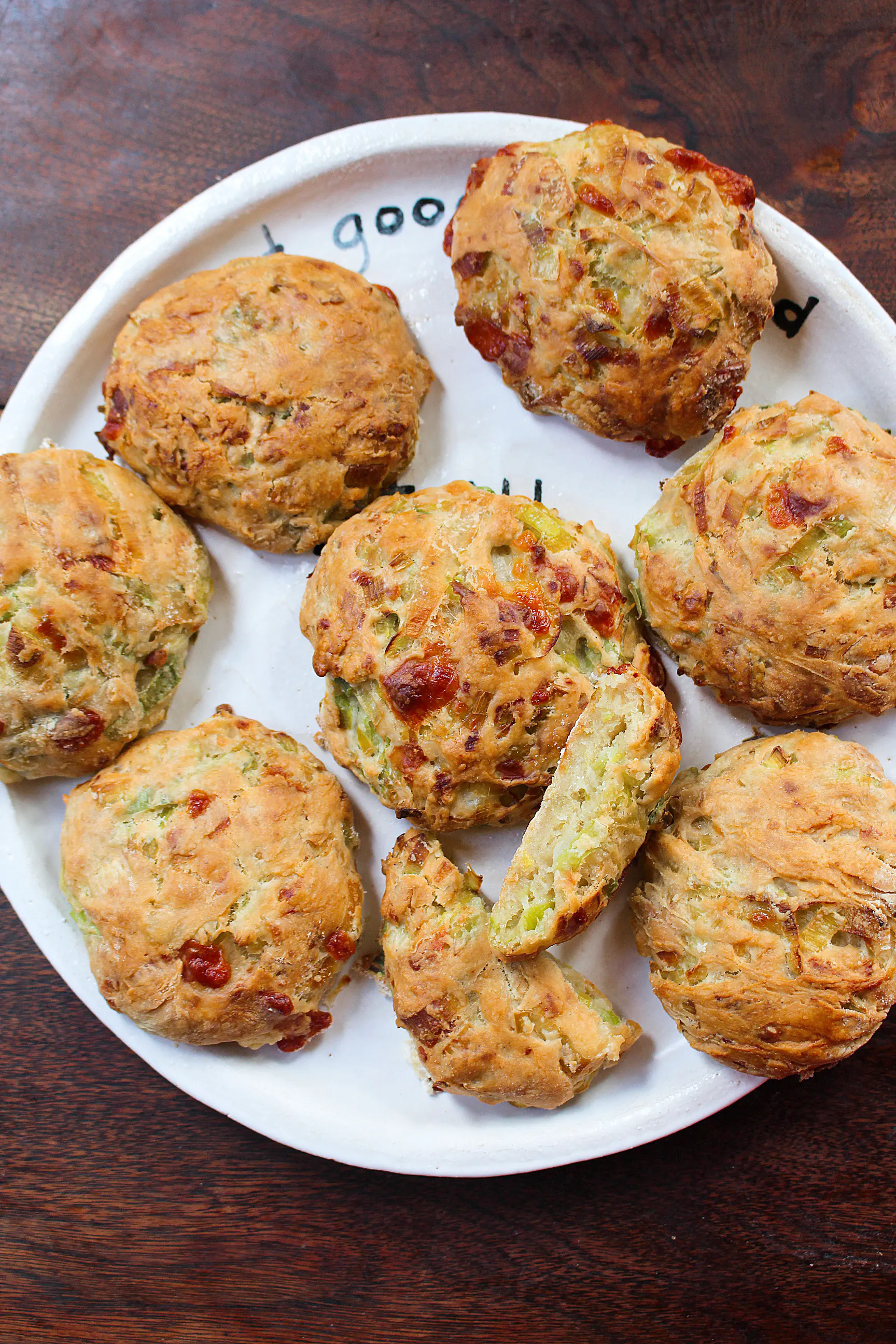 Leek &amp; Cheese Scones