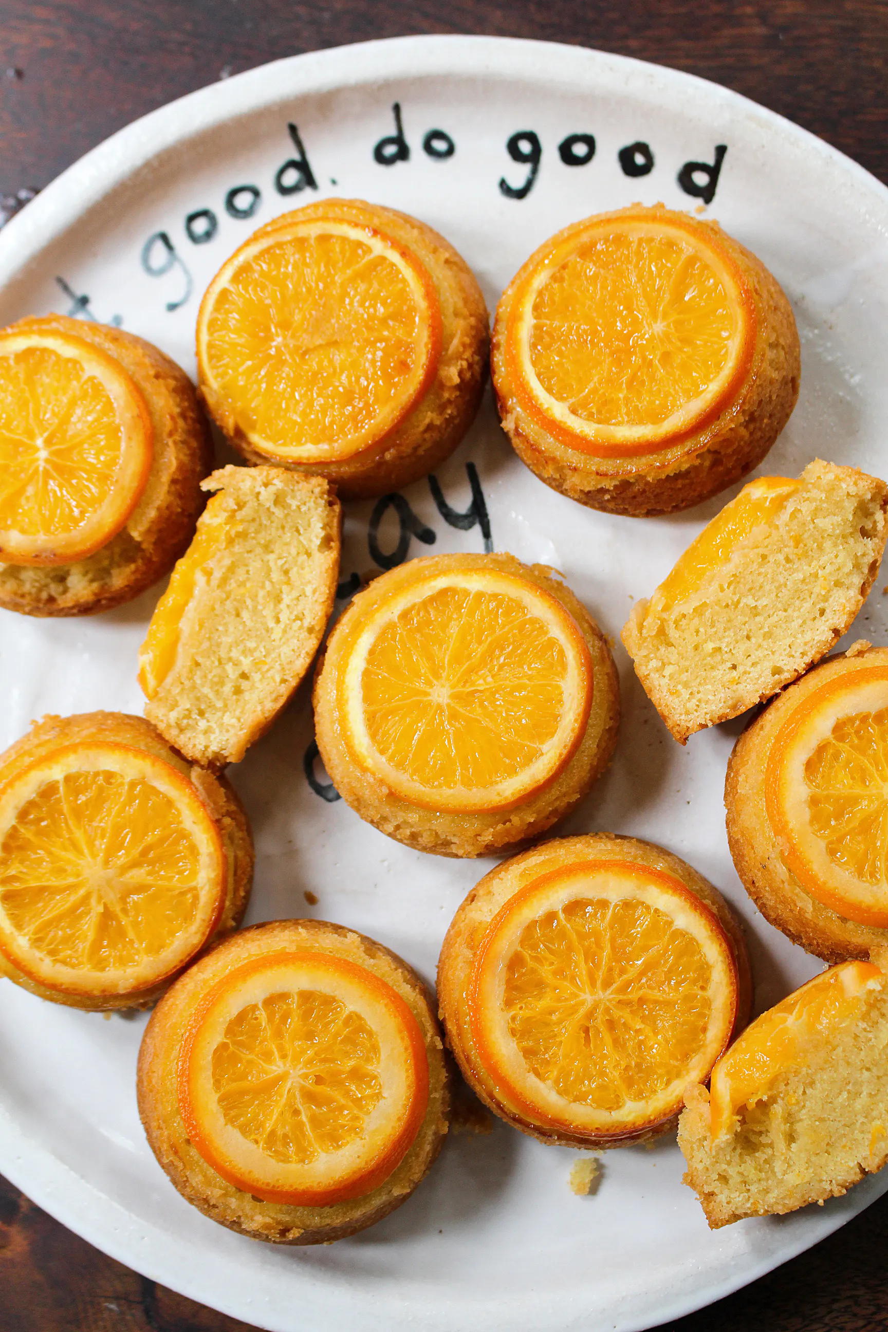 Upside Down Orange Muffins