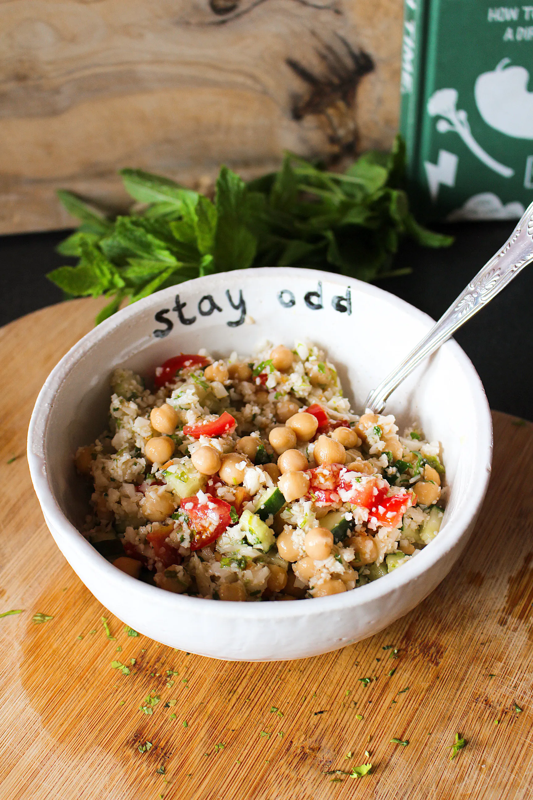 Cauliflower Chickpea Tabbouleh