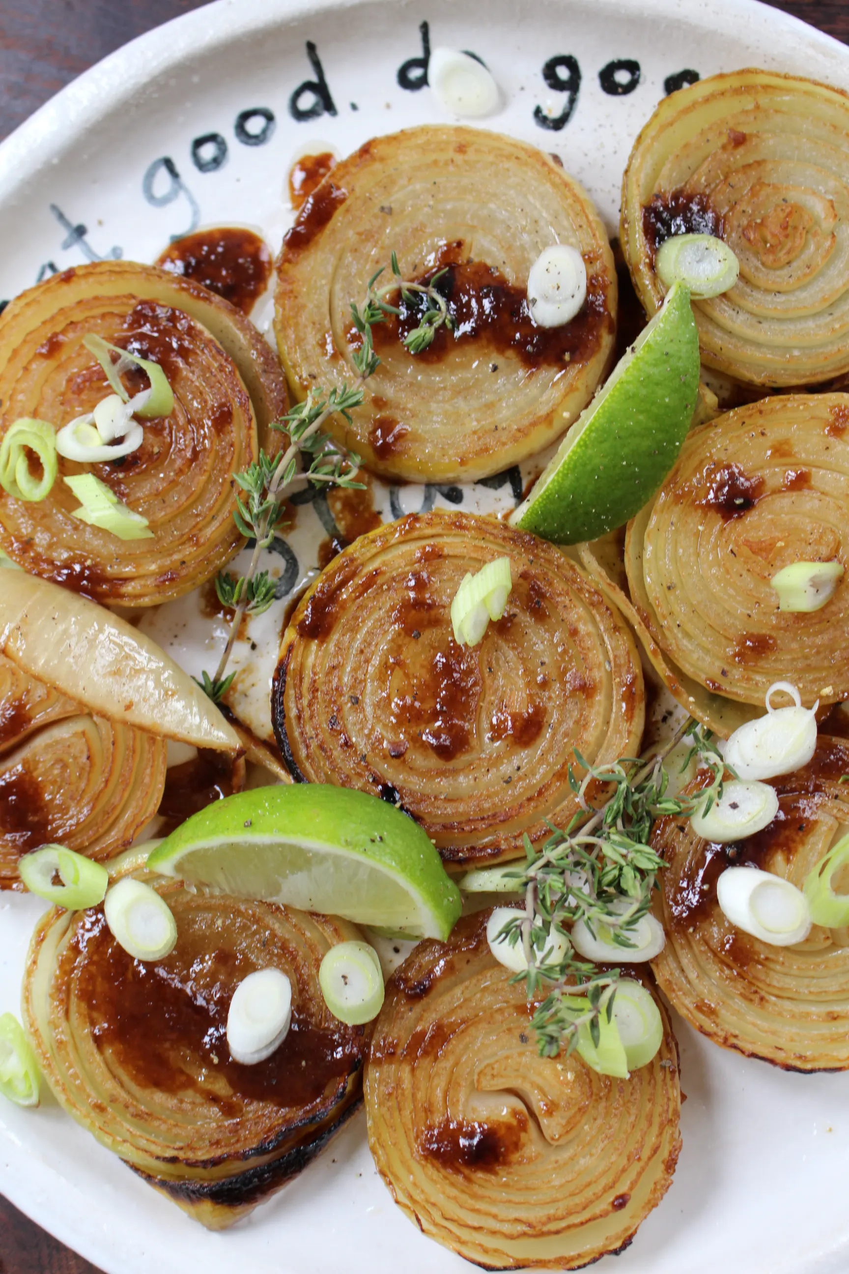 Miso Onion Steaks